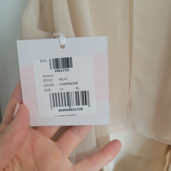 Evening Collective Champagne Bridesmaids Dress - Picture 4 of 6